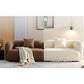 HARPER Minimalist Modern Curved Sectional Sofa – Luxury Pillows & Storage  - 110"