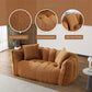 AVERY Giant Bean Bag Sofa Chair, Loveseat Small Couch with Petal Backrest & Pillows - 66.14"