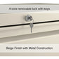CHARLIE Classic Putty Metal Filing Cabinet - 2-Drawer Lateral File Cabinet – 36" W