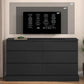 GIA Modern Minimalist 6-Drawer Wooden Dresser – Wide Storage Chest | 51.5'' W