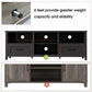 THOMAS Farmhouse TV Stand Modern Entertainment Center with – 70" W
