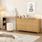 RYLEIGH Modern Vanity Desk with Adjustable Mirror & Lights - 80''