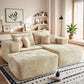 RYLAN Modern Cloud Corduroy Sofa Bed – Deep Seat Plush Sectional Couch | 80"W