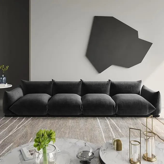 CONNOR Minimalist Modern L-Shaped Modular Sectional Sofa – 82"