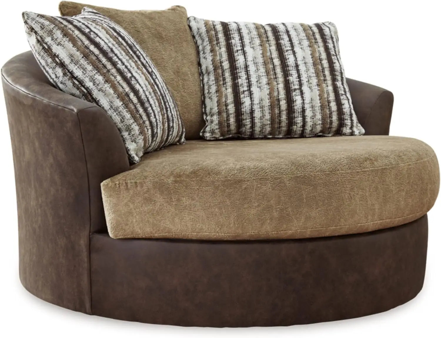 CHRISTIAN Modern Chinese Tufted Swivel Accent Chair – 58"