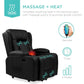 KIMBERLY PU Leather Modern Minimalist Style Lift Recliner Chair - 33" W
