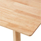 EMILY Mid-Century Modern Solid Wood Dining Table – 47.2"W