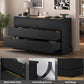GIA Modern Minimalist 6-Drawer Wooden Dresser – Wide Storage Chest | 51.5'' W