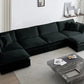 Peyton Minimalist Modern Chenille U-Shaped Oversized Sectional Sofa – 146.5"