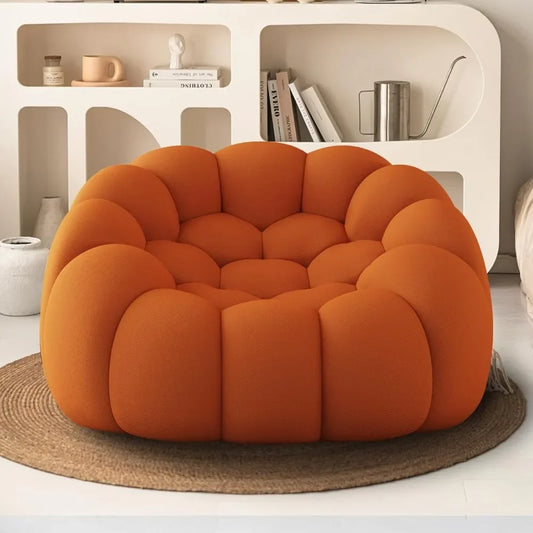 HAILEY Minimalist Modern Oversized Bubble Bean Lazy Floor Sofa – 47.24"