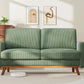 AIDEN Modern Loveseat Sofa, Deep Seat Couch with Solid Wood Frame - 68"