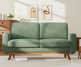 AIDEN Modern Loveseat Sofa, Deep Seat Couch with Solid Wood Frame - 68"