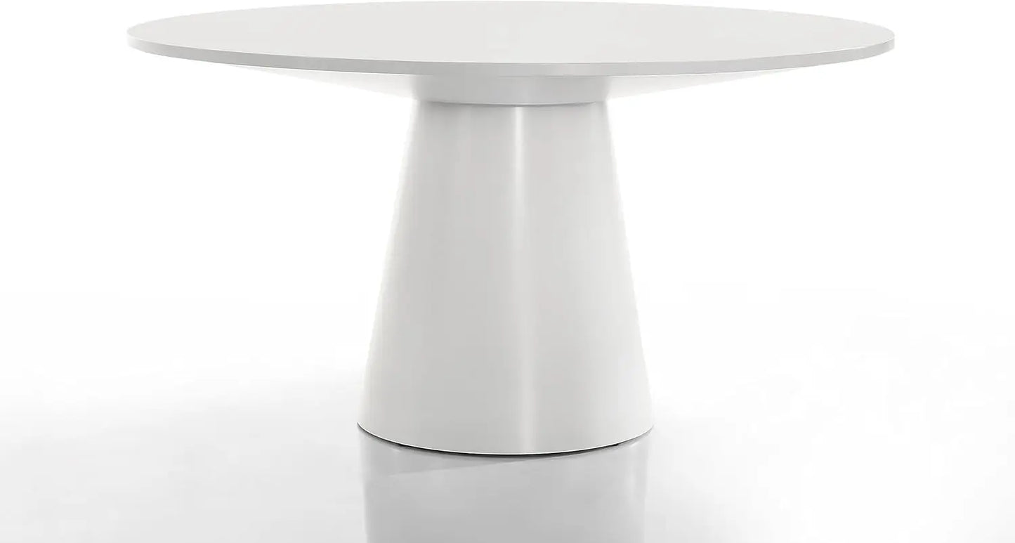 VICTORIA Minimalist Modern Round Dining Table – 59"W