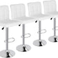 Set of 4 Adjustable Swivel Barstools