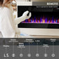 MAYA Fireplace TV Stand with 36" Electric Fireplace – 70" W 