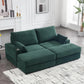 AALIYAH Modern Minimalist Sleeper Sofa – Cloud Couch with USB Ports - 82.7"