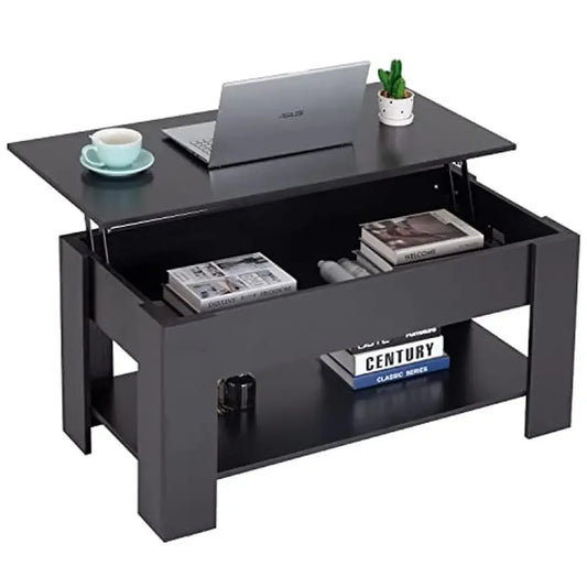 Nathaniel Modern Minimalist Lift Top Coffee Table-39"W	 