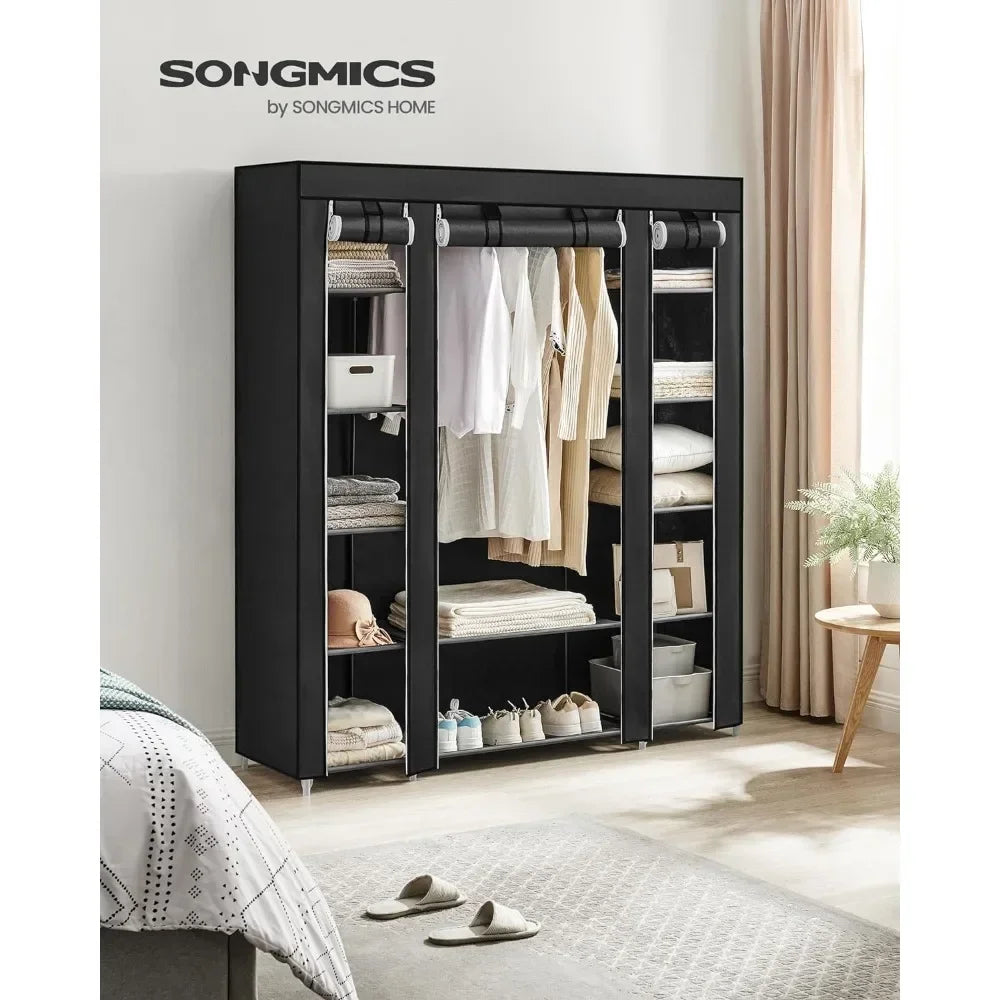 IZABELLA Modern Portable Fabric Closet Wardrobe | Clothes Storage Organizer