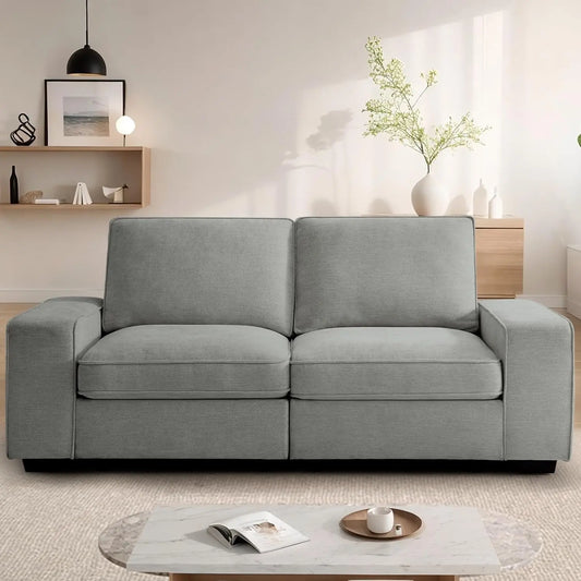 Elizabeth Modern 2-Seater Sofa Couch with Seat Storage Loveseat Sofa - 73"