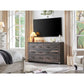 KIARA Farmhouse Rustic 7-Drawer Dresser – Antique Wooden Storage Chest – 54'' Wide  Description:
