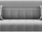 JACKSON Modern Velvet Loveseat – 2 Seater Sofa with Gold Metal Frame - 56.5"