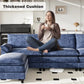 PIPER Minimalist Modern Modular U-Shaped Sectional Sofa – 79.53'' W