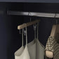 SABRINA Modern Wooden Wardrobe Armoire – Bedroom Clothing Organizer with Drawers & Hanging Rod