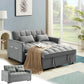 SARAH Modern Sleeper Sofa Bed – 3-in-1 Pull-Out Loveseat with Adjustable Backrest - 33.1"