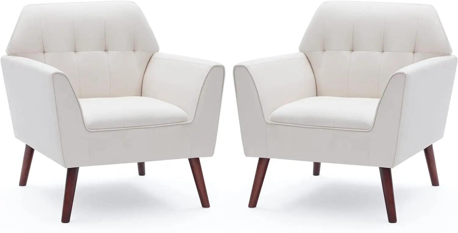 PAISLEY Jovie Mid-Century Tufted Accent Chair -30.3"W