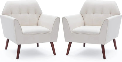 PAISLEY Jovie Mid-Century Tufted Accent Chair -30.3"W