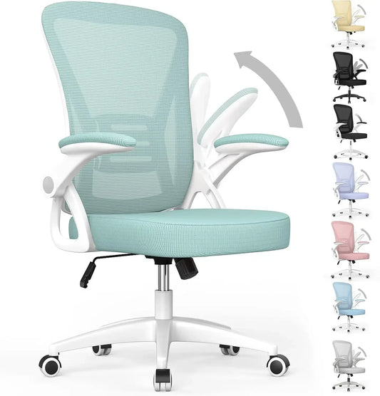 DJIBOUTI Ergonomic Office Chair with Adjustable Height Lumbar Support - 24" W