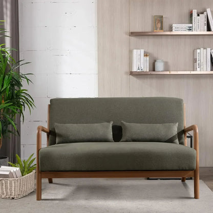 LIAM Mid-Century Modern Accent Loveseat 2-Person Couch for Small Spaces - 50"