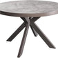 MARGARET Metro Modern Round Dining  with Circle Kitchen Table - 47.2"W