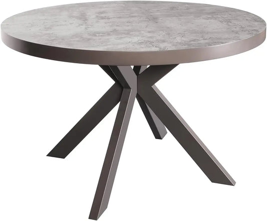 MARGARET Metro Modern Round Dining  with Circle Kitchen Table - 47.2"W