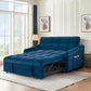 JOSEPH Modern Velvet Sleeper Sofa – 3-in-1 Loveseat with USB & Type-C - 52"