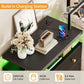 LILLY Modern LED 5-Drawer Dresser with Hanging Rack & Charging Station
