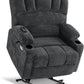 MELANIE Large Power Lift Recliner Chair Sofa with Massage and Heat for Big – 41.7" W