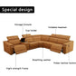 NORAH Modern Reclining Sectional Sofa with Console Storage – Sectional Couch – 225.5" W