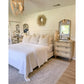 LONDON Boho Rattan Nightstand Set - 3-Drawer Woven Cane Dresser for Bedroom & Living Room - 31.5''