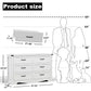 NYLA Modern Minimalist Wide Wooden Dresser - 47''