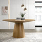 VICTORIA Minimalist Modern Round Dining Table – 59"W