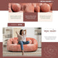 ELLA Oversized Bean Bag Couch, Loveseat Bean Bag Bed Foam-Filled Lazy Chair - 43.7"