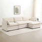 ALANA Velarno Corduroy Oversized Modular L-Shaped Sectional Sofa – Modern Style – 112.2"W