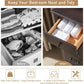 OCTAVIA Vintage 6-Drawer Chest of Drawers - 32'' Wide Bedroom Dresser, Classic Ball Pull Handles