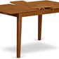 ETHAN Modern Rectangle Wooden Dining Table with Butterfly Leaf - 32"x60" W