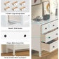 POPPY Modern Elegant 6-Drawer Dresser with Metal Handles - 47'' Wide