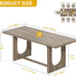 SUSAN Modern Farmhouse Rectangular Dining Table - 70.86" W
