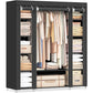 IZABELLA Modern Portable Fabric Closet Wardrobe | Clothes Storage Organizer