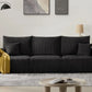 LEAH Modern Sleeper Sofa, Modular Corduroy Convertible Sofa Bed - 41.73"