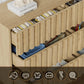 ROWAN Mid-Century Modern Fluted 9 Drawer Dresser - 59" Wide Wood Chest of Drawers